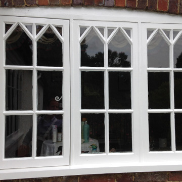 Exterior Window - After Rebuilt using specialist resins and timber